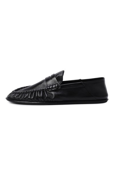 Кожаные пенни-лоферы SAINT LAURENT, арт. 800724/AA00K, фото 4