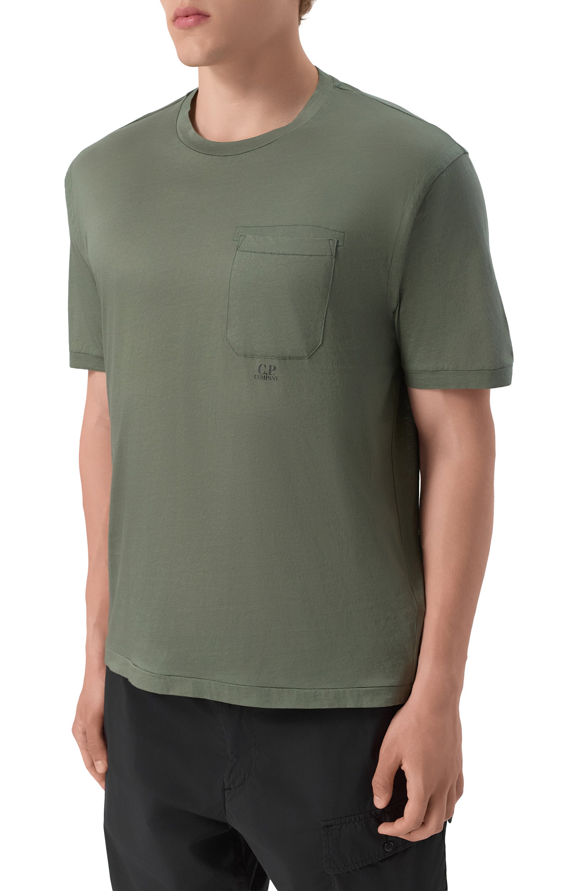 Хлопковая футболка C.P. COMPANY, арт. 18CMTS257A110302W, фото 3