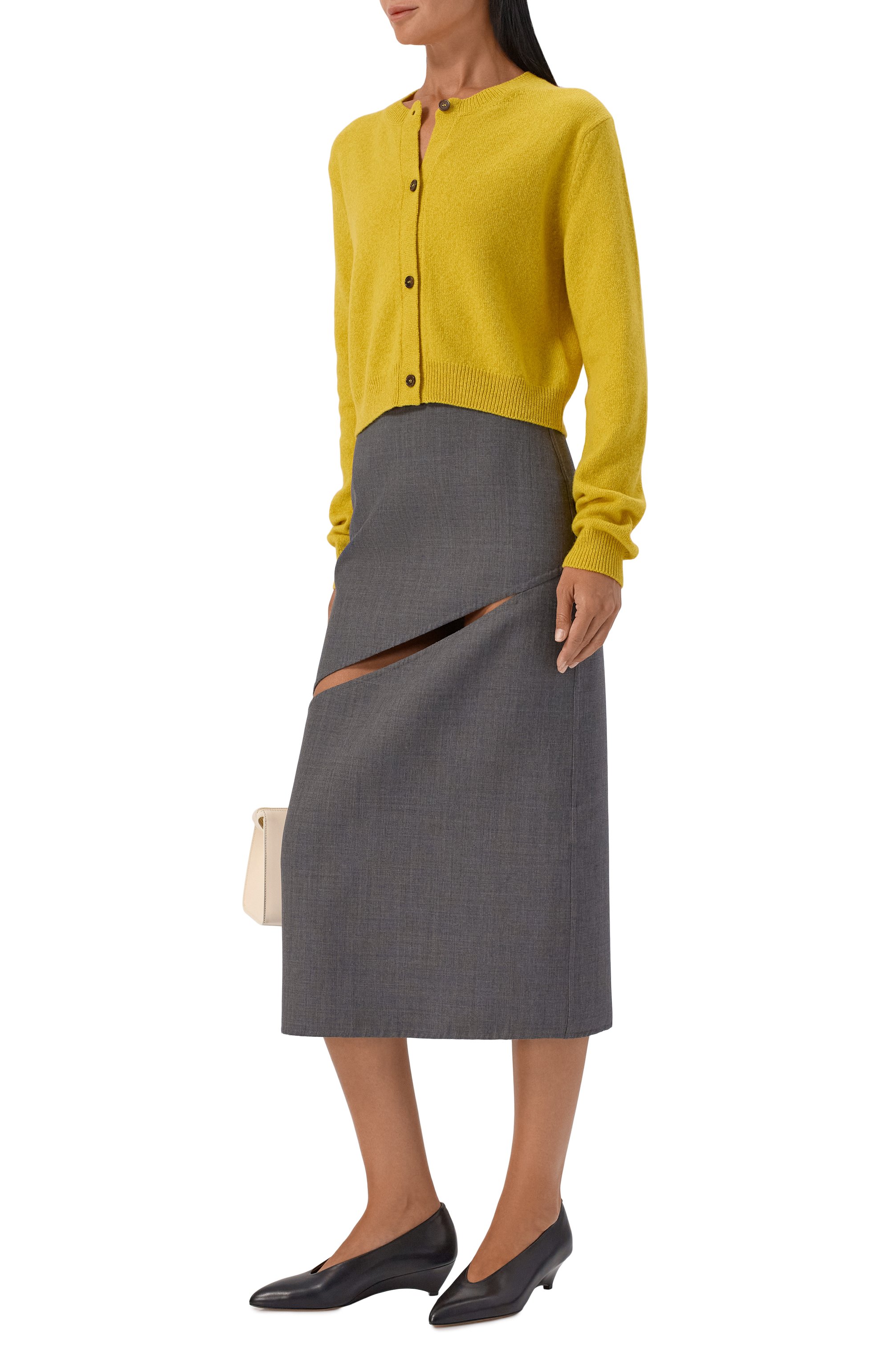 Кожаные туфли arc JIL SANDER черного цвета по цене 125500 руб., арт. J15WL0067/P7689, фото 3 Кожаные туфли arc JIL SANDER, арт. J15WL0067/P7689, фото 3