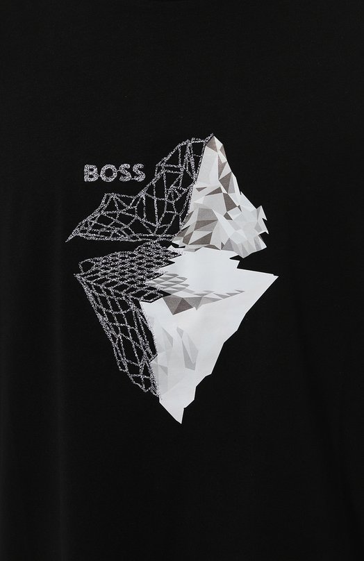 Хлопковая футболка BOSS Green 5