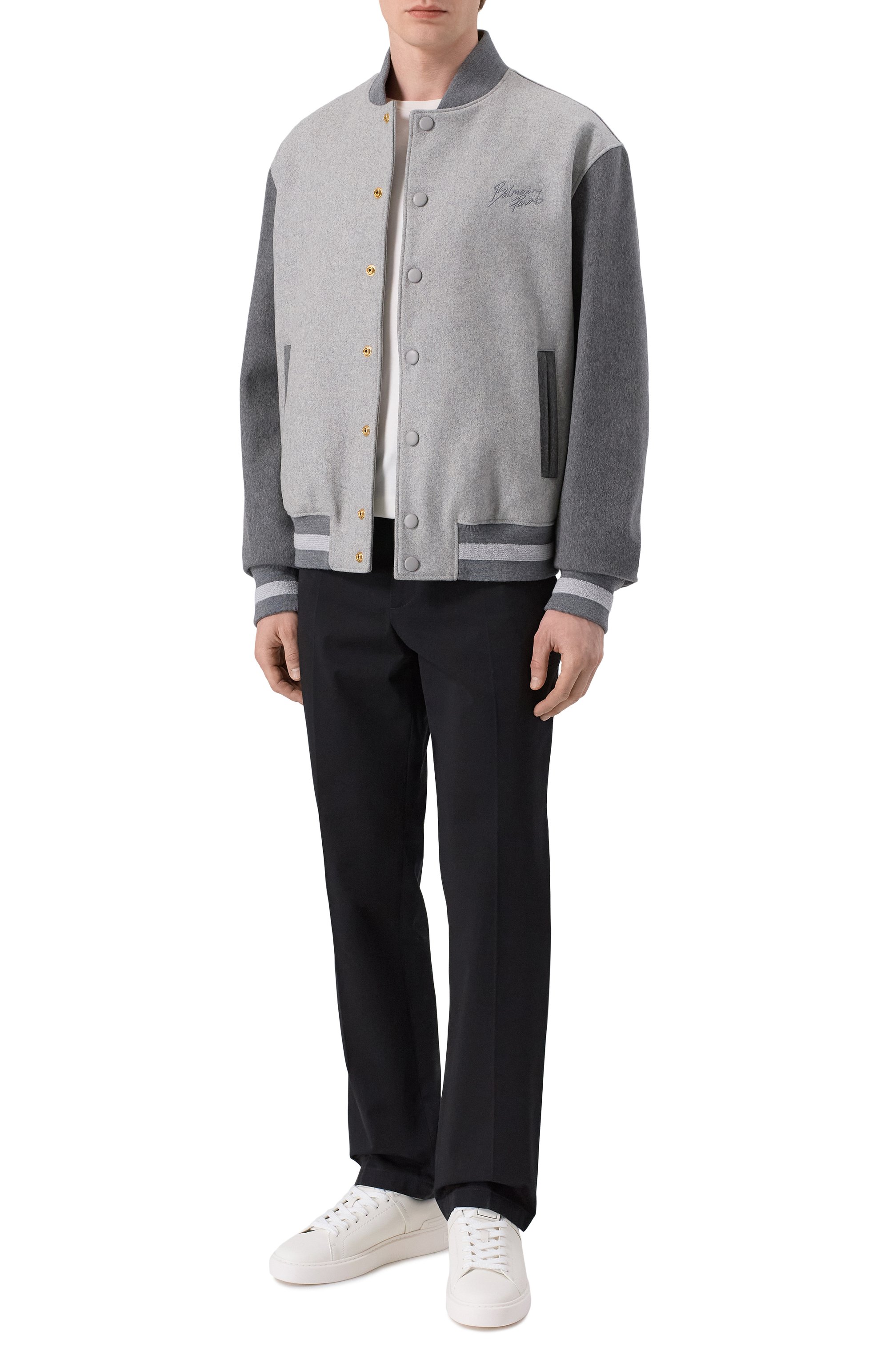 Бомбер из шерсти и кашемира BALMAIN, арт. GH1TFA73/MI13, фото 2