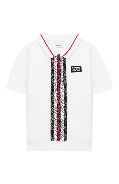 Хлопковое поло BURBERRY, арт. 8026012, фото 1