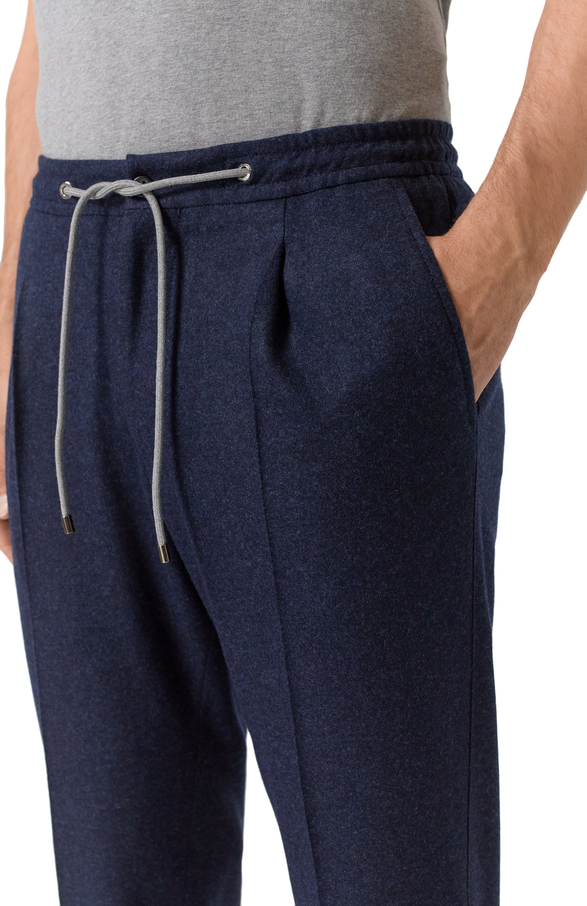 Шерстяные брюки CORNELIANI, арт. 264L19-2618801, фото 5