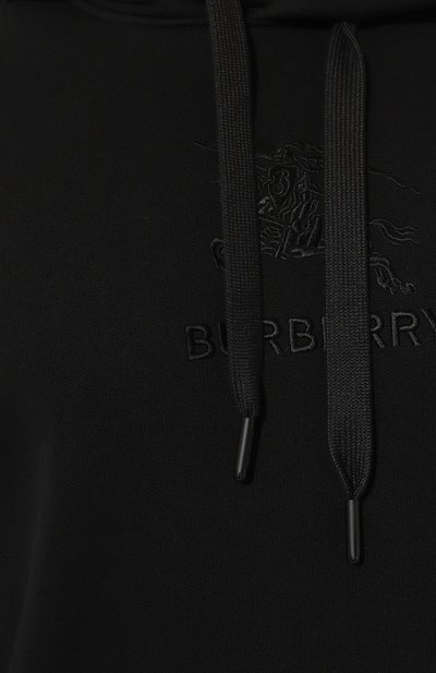 Хлопковое худи BURBERRY, арт. 8072741, фото 5