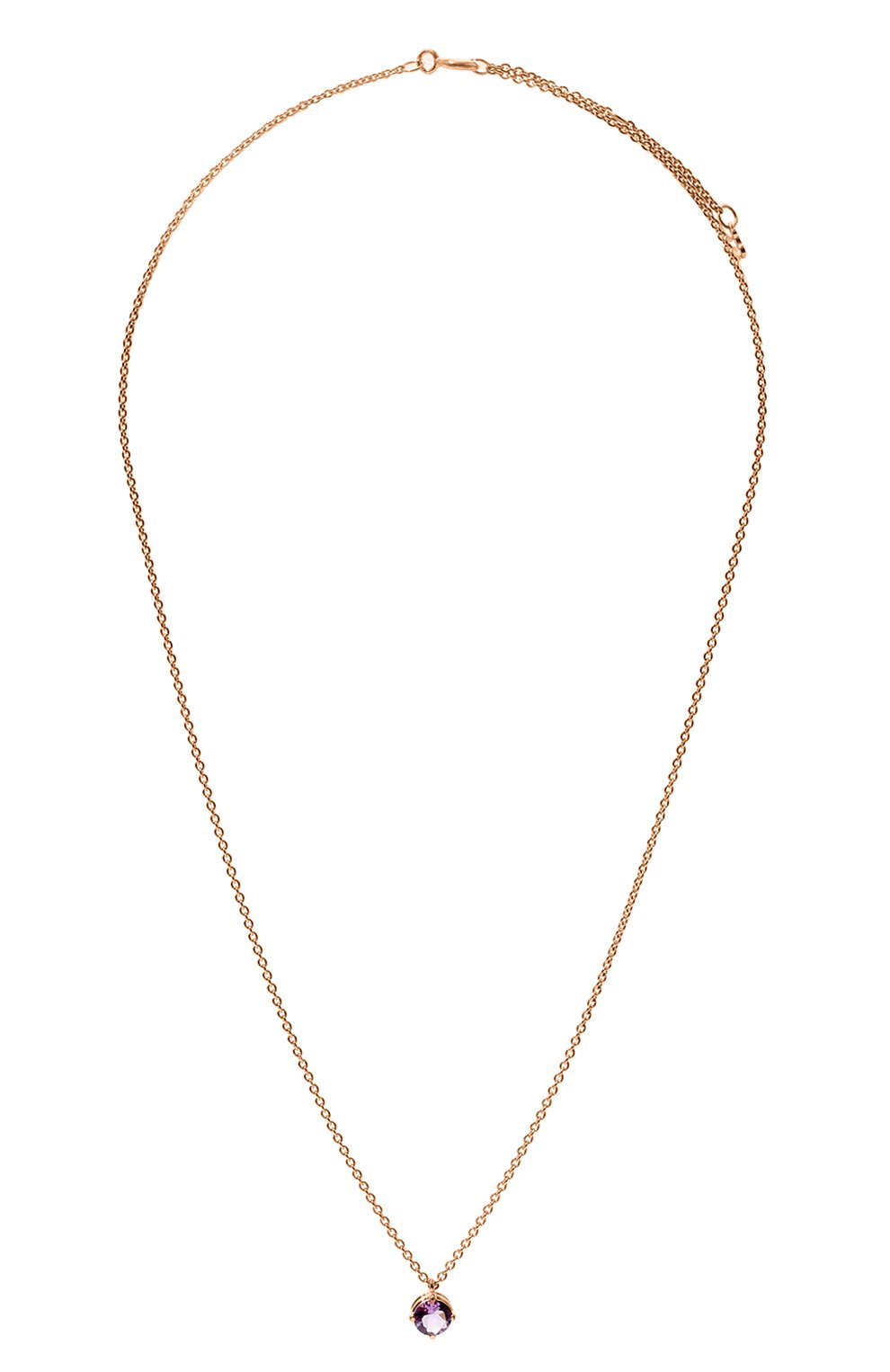 Подвеска cartoon baby с аметистом MOONKA золотого цвета по цене 13400 руб., арт. cr-bb-nl-am, фото 1 Подвеска cartoon baby с аметистом MOONKA, арт. cr-bb-nl-am, фото 1