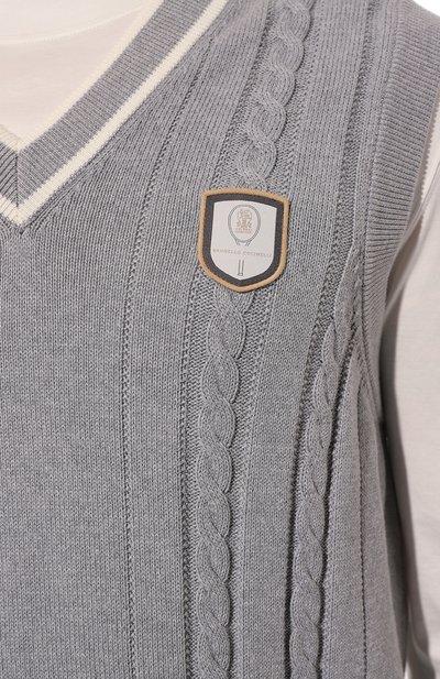 Хлопковый жилет BRUNELLO CUCINELLI, арт. M2870B2264, фото 5