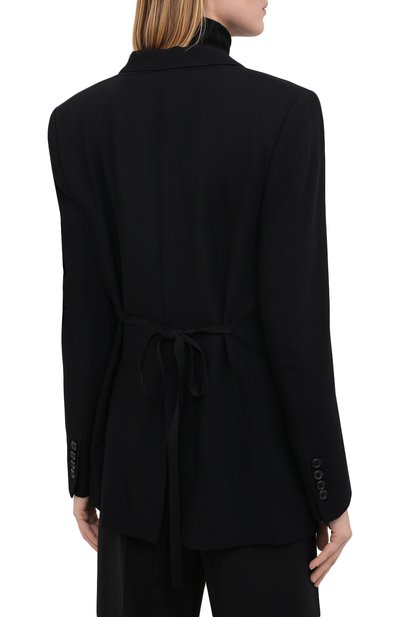 Шерстяной жакет ANN DEMEULEMEESTER, арт. 2002-1012-P-170-099, фото 4