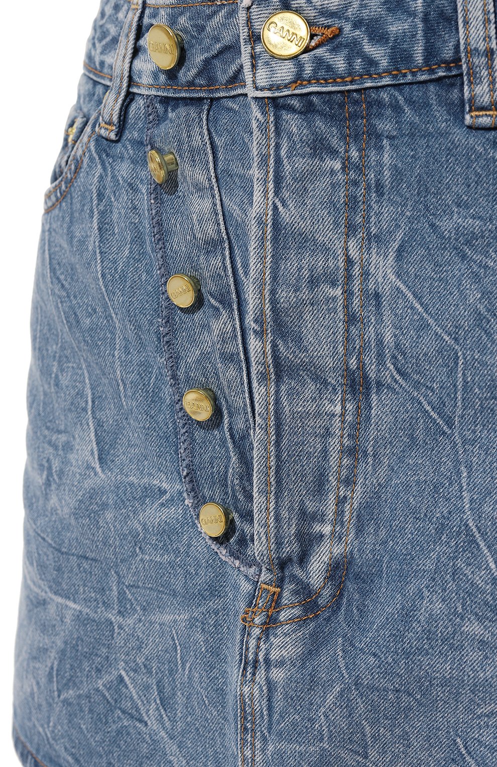 Джинсовая юбка GANNI, арт. J1132, фото 5