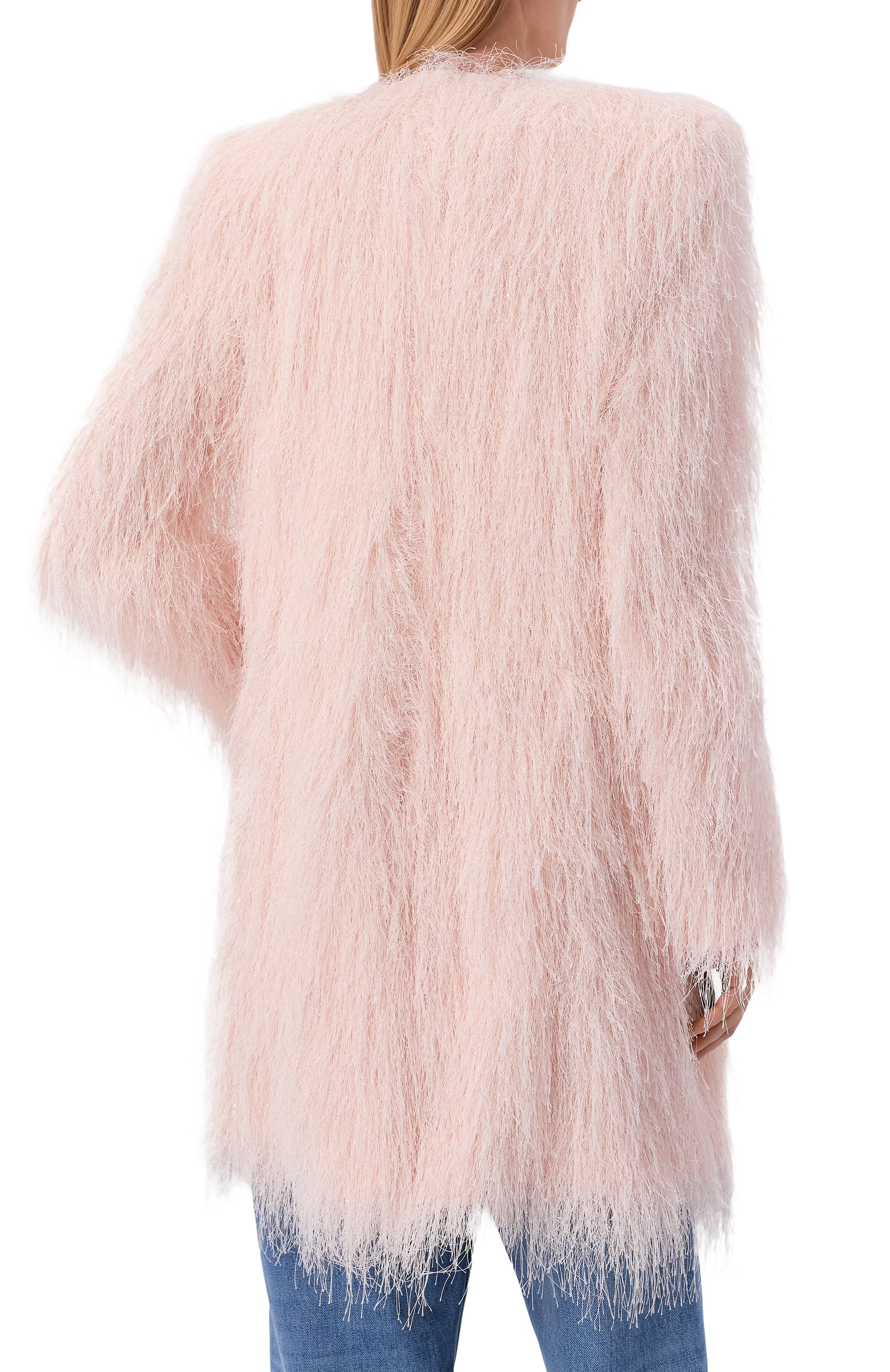 Пальто BALMAIN светло-розового цвета по цене 525500 руб., арт. GF1UE140/JL27, фото 4 Пальто BALMAIN, арт. GF1UE140/JL27, фото 4