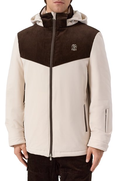 Утепленная куртка с отделкой из вельвета BRUNELLO CUCINELLI, арт. MM134KG12, фото 3