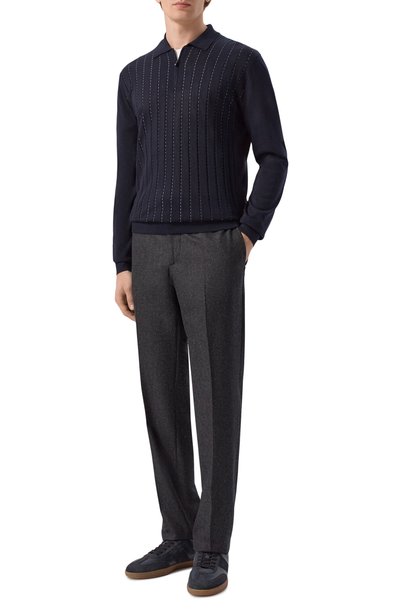 Поло из шерсти и шелка CORNELIANI, арт. 28M563/2A25101, фото 2