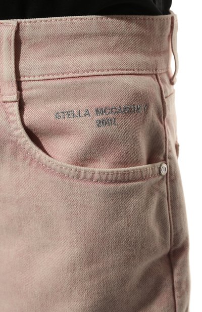 Джинсовые шорты STELLA MCCARTNEY розового цвета по цене 41200 руб., арт. 604340/S0H59, фото 5 Джинсовые шорты STELLA MCCARTNEY, арт. 604340/S0H59, фото 5