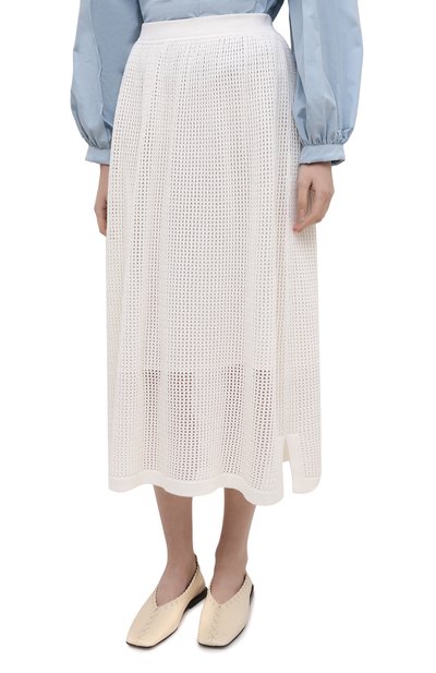 Юбка из хлопка и шелка LORO PIANA, арт. FAL5799, фото 3