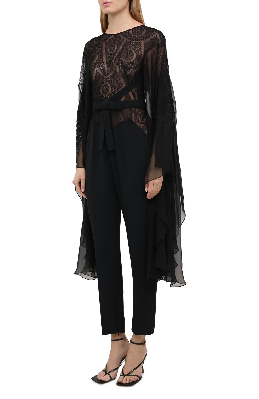 Комбинезон ZUHAIR MURAD черного цвета по цене 399500 руб., арт. JSP20036/CRCA007, фото 3 Комбинезон ZUHAIR MURAD, арт. JSP20036/CRCA007, фото 3