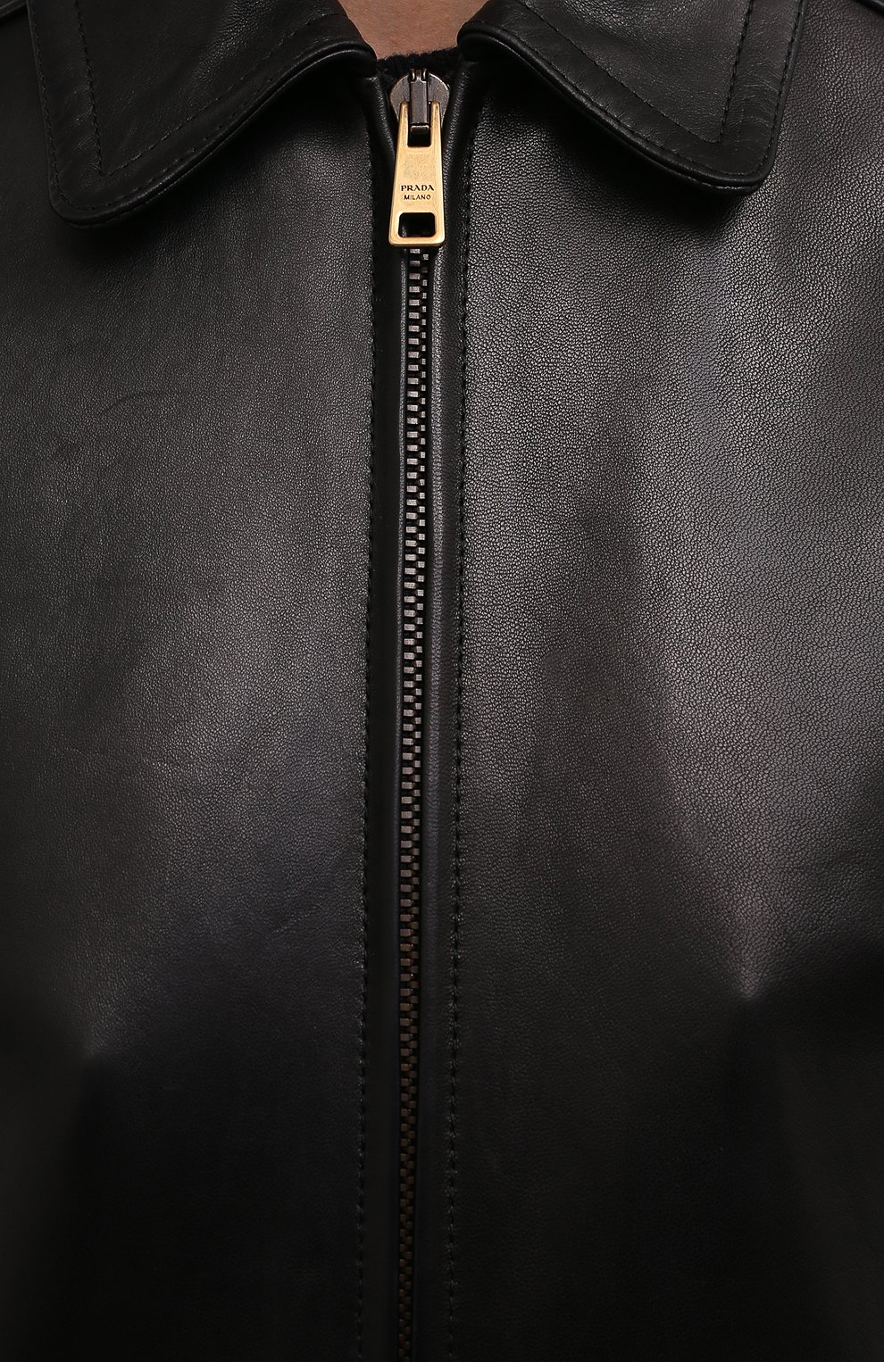 Кожаная куртка PRADA, арт. 58A039-NBA-F0002, фото 5