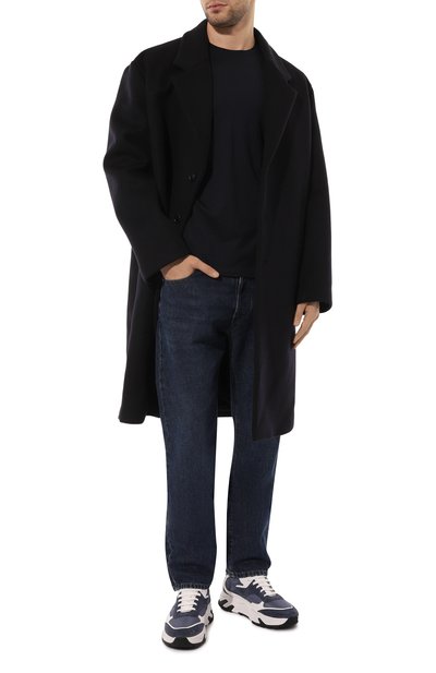 Лонгслив из шелка и хлопка CORNELIANI темно-синего цвета по цене 42800 руб., арт. 91G550-3125023, фото 2 Лонгслив из шелка и хлопка CORNELIANI, арт. 91G550-3125023, фото 2