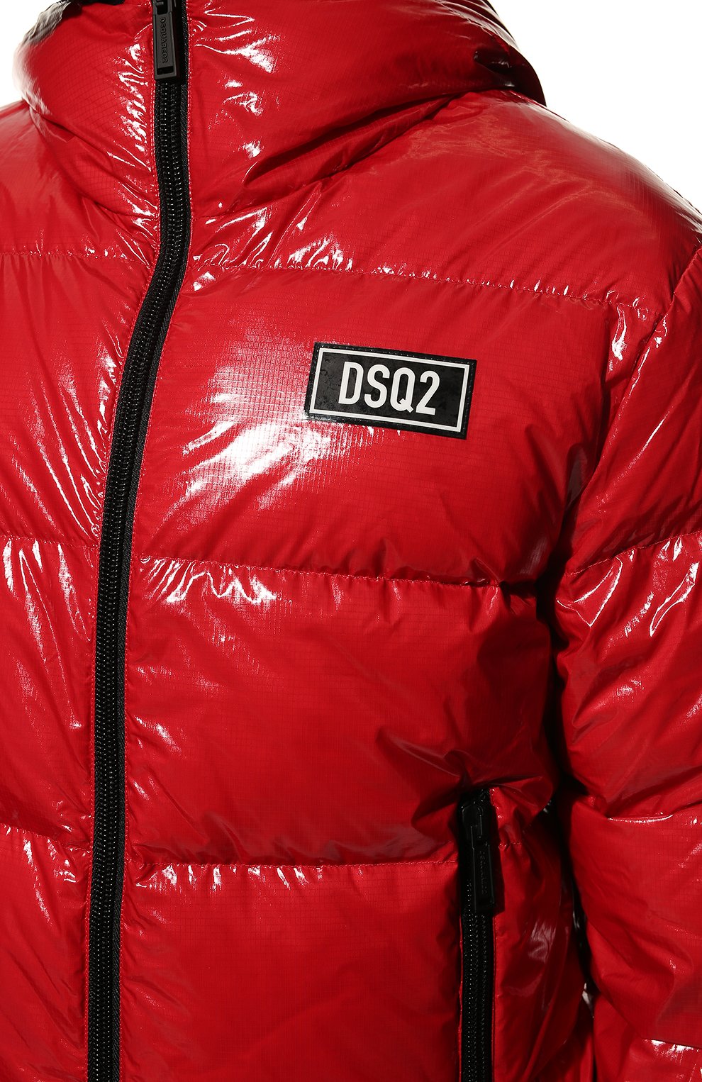 Пуховик DSQUARED2 красного цвета по цене 74900 руб., арт. S74AM1322/S54056, фото 5 Пуховик DSQUARED2, арт. S74AM1322/S54056, фото 5