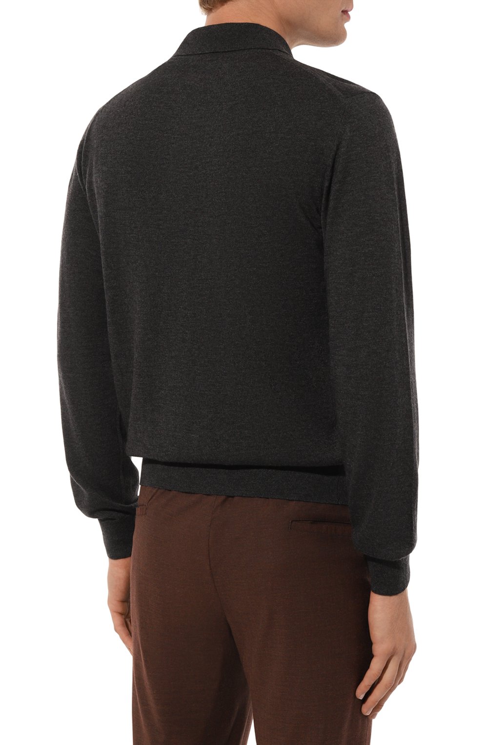 Поло из шерсти и кашемира CORNELIANI, арт. 94M579-9425184, фото 4