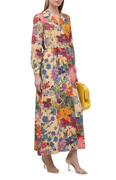 Замшевые босоножки opyum SAINT LAURENT, арт. 557679/0LIJJ, фото 2