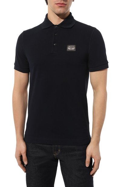 Хлопковое поло DOLCE & GABBANA, арт. G8PL4T/G7F2H, фото 3