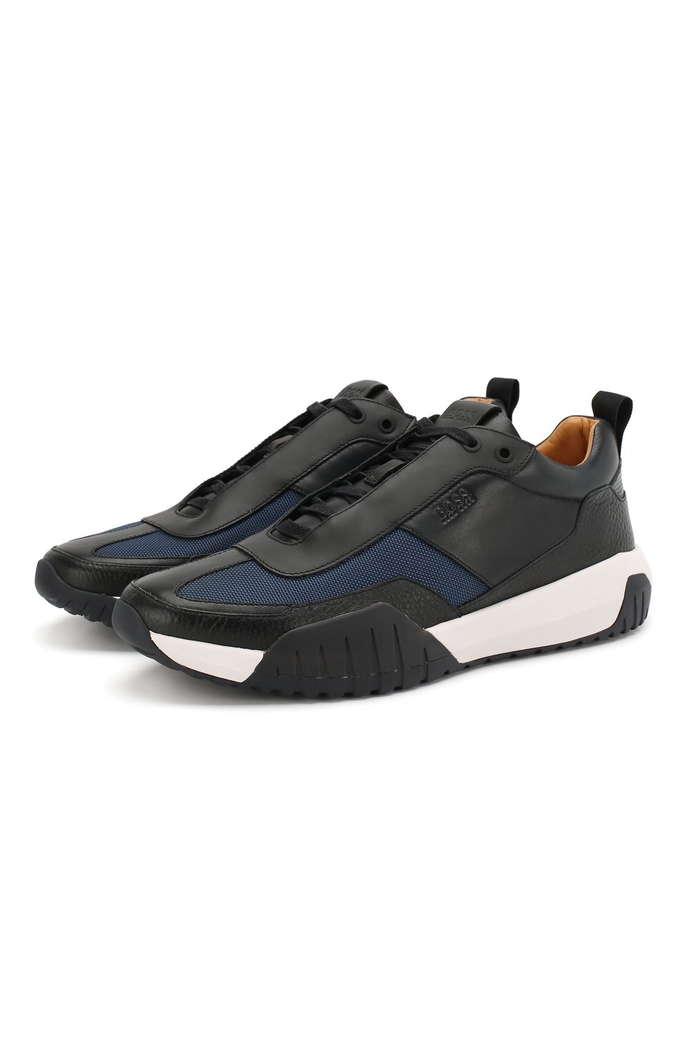 Кожаные кроссовки BOSS, арт. 50407528, фото 1