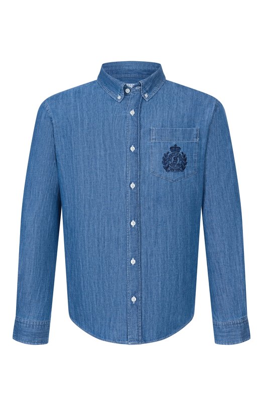 Джинсовая рубашка Sporty and Rich SI02865243BL26 Голубой SI02865243BL26