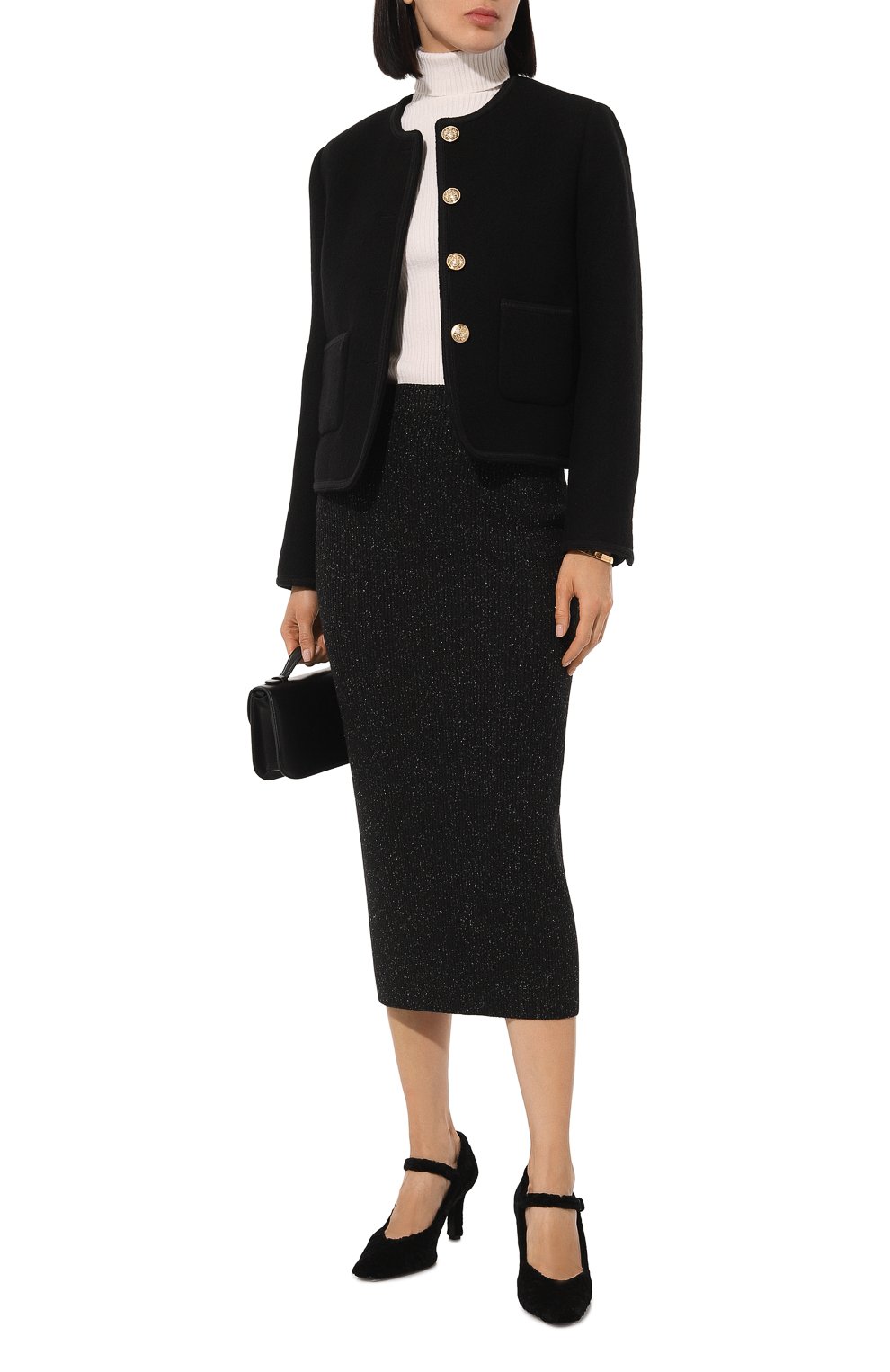 Юбка D.EXTERIOR черного цвета по цене 27250 руб., арт. 59558, фото 2 Юбка D.EXTERIOR, арт. 59558, фото 2