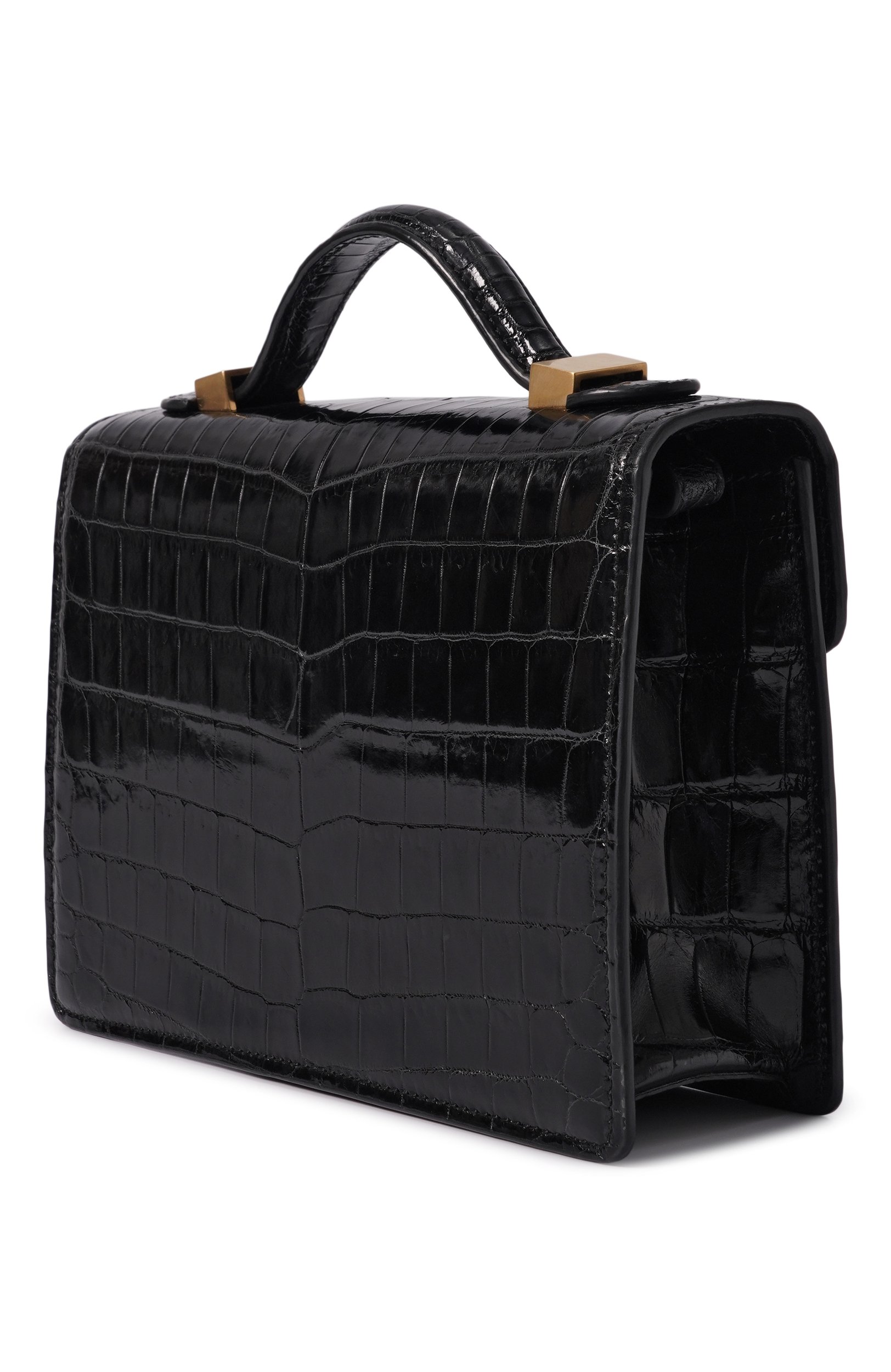 Сумка flash natale small из кожи крокодила RUBEUS MILANO, арт. 204/13DCNBLAC 201220, фото 2
