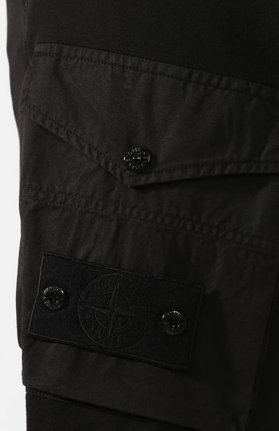 Хлопковые шорты STONE ISLAND, арт. 7215650F3, фото 5