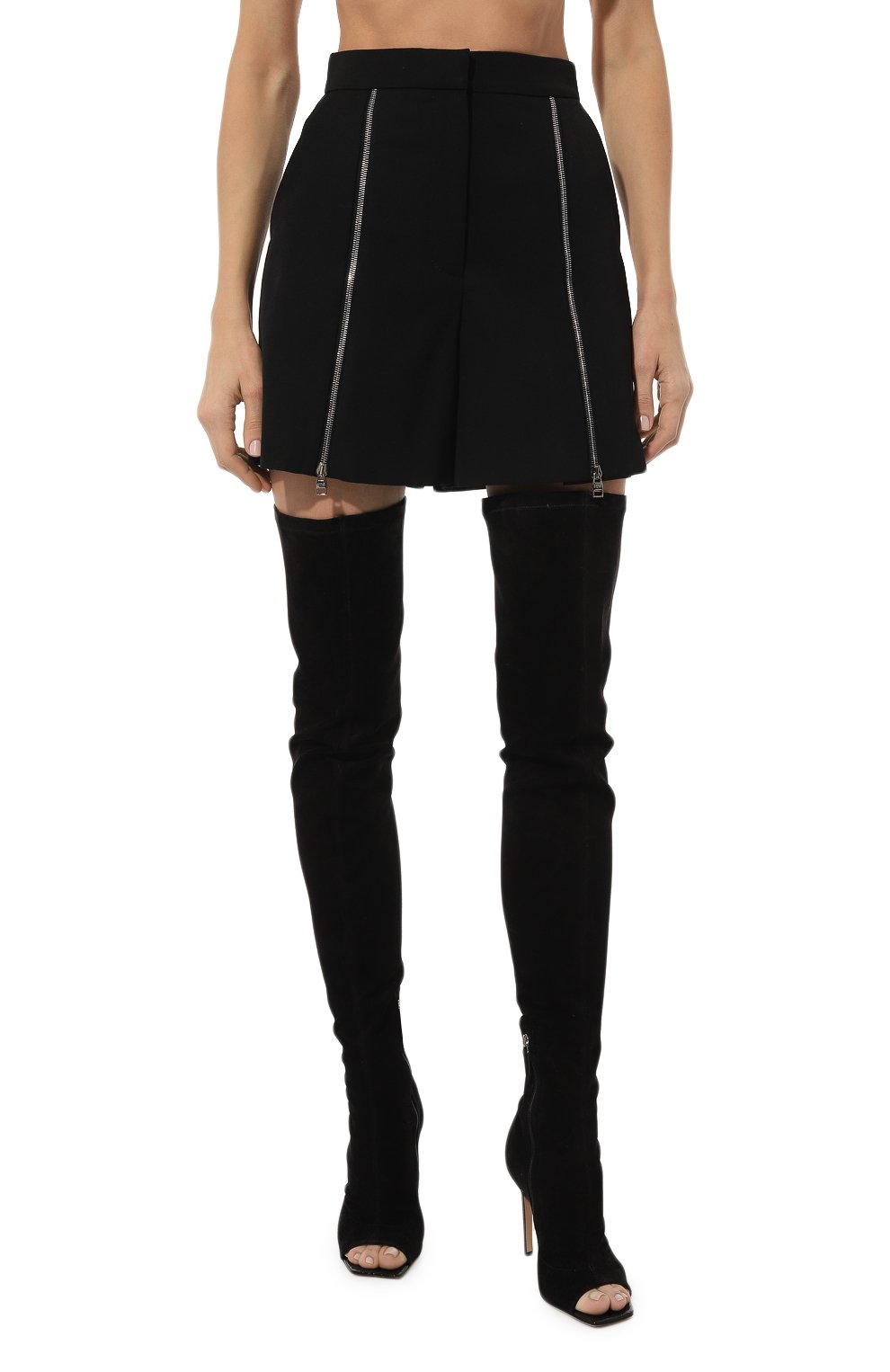 Шерстяные шорты ALEXANDER MCQUEEN, арт. 757297, фото 3