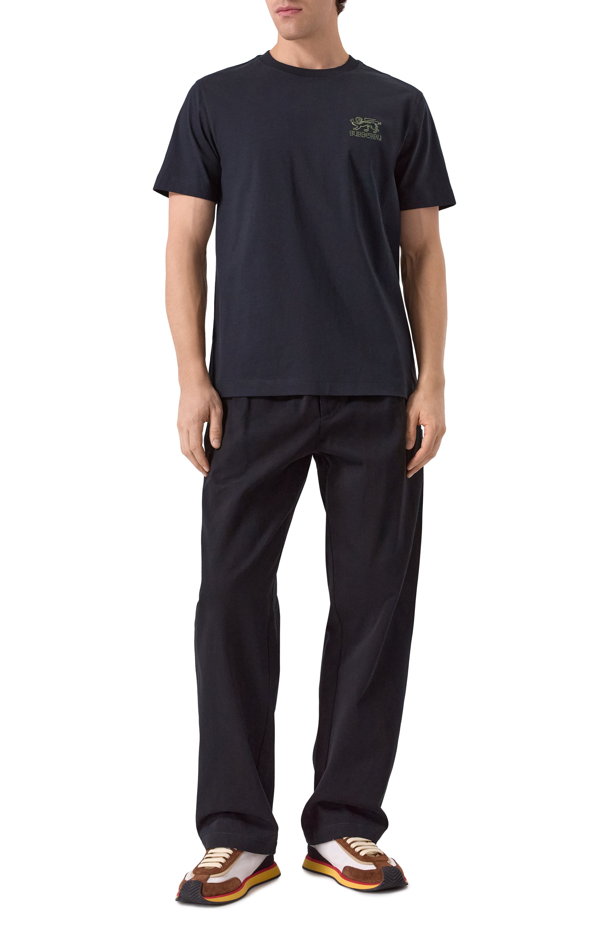 Хлопковая футболка BURBERRY, арт. 8102898, фото 2