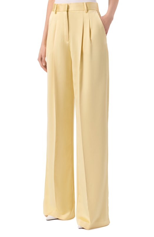 Атласные брюки The Andamane T190408A/TNP229 Жёлтый  T190408A/TNP229 Фото 3