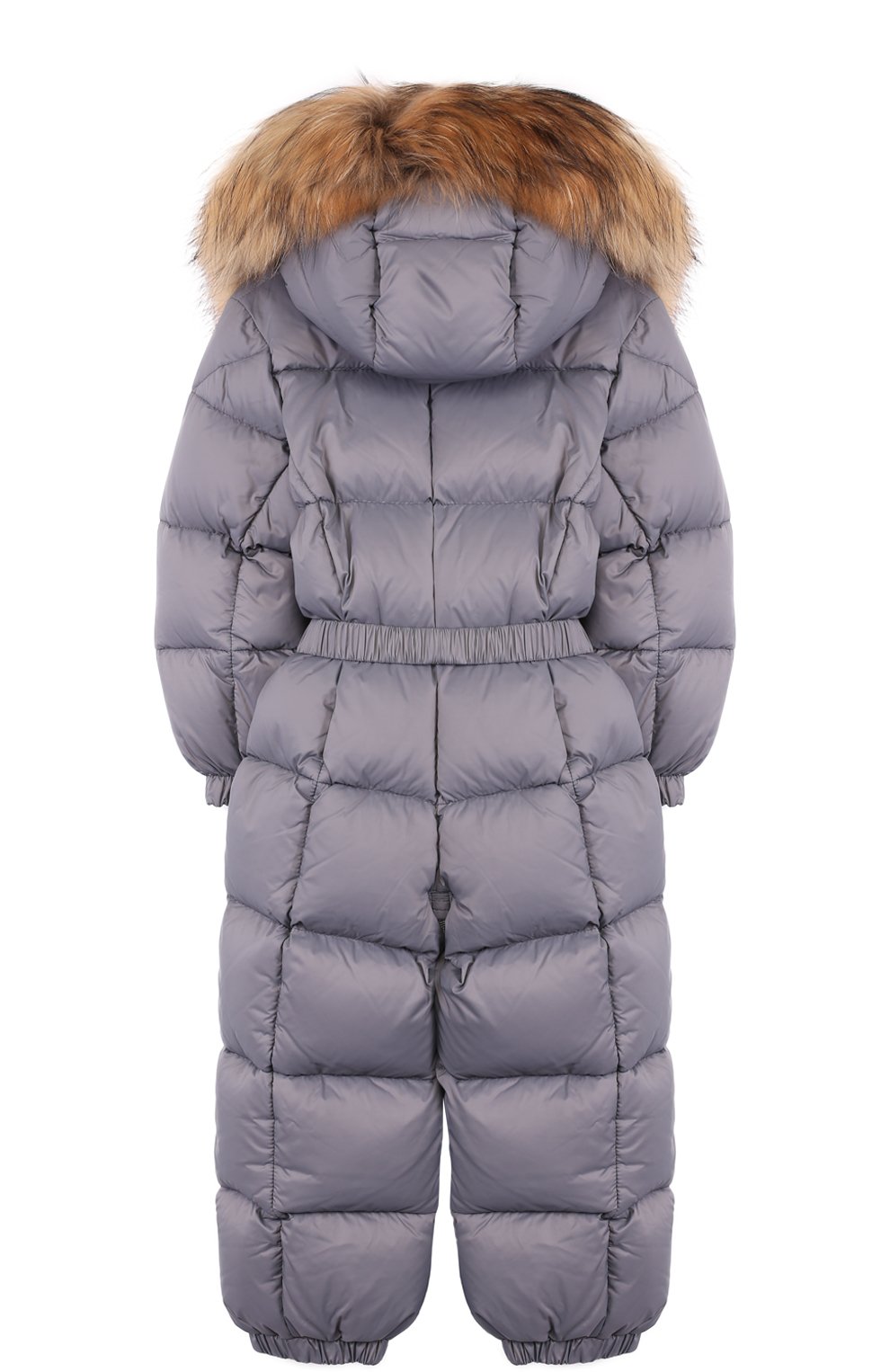 Пуховый комбинезон с меховой отделкой на капюшоне MONCLER ENFANT, арт. D2-951-14355-25-53079/18M-3A, фото 2