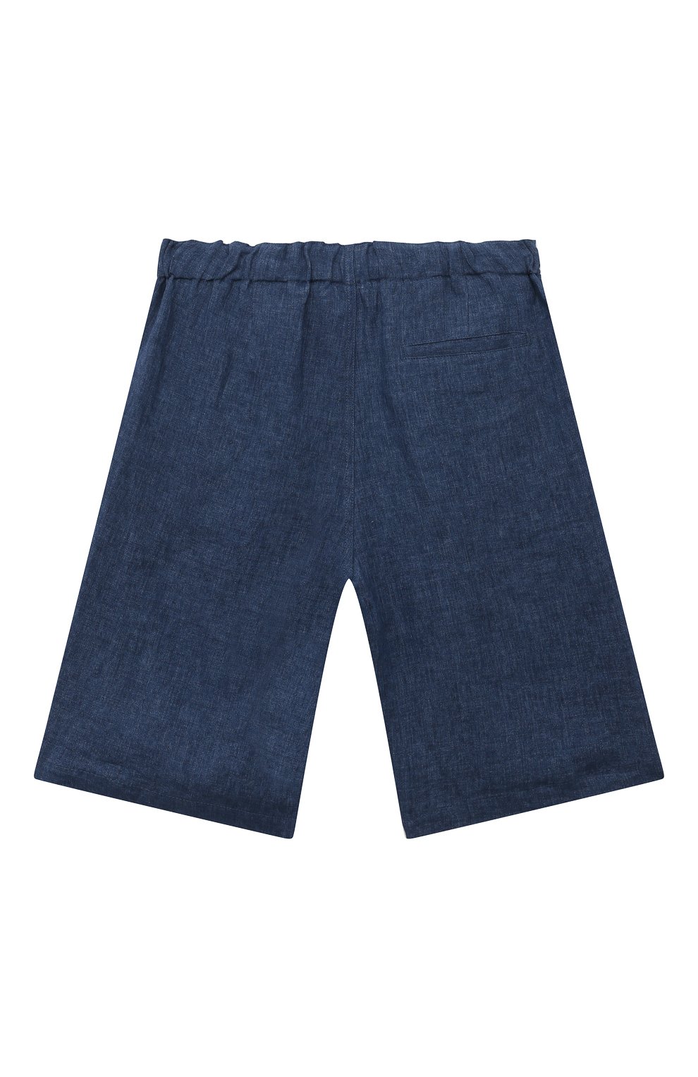 Льняные шорты IL GUFO синего цвета по цене 16150 руб., арт. P23PB172L1012/16A, фото 2 Льняные шорты IL GUFO, арт. P23PB172L1012/16A, фото 2