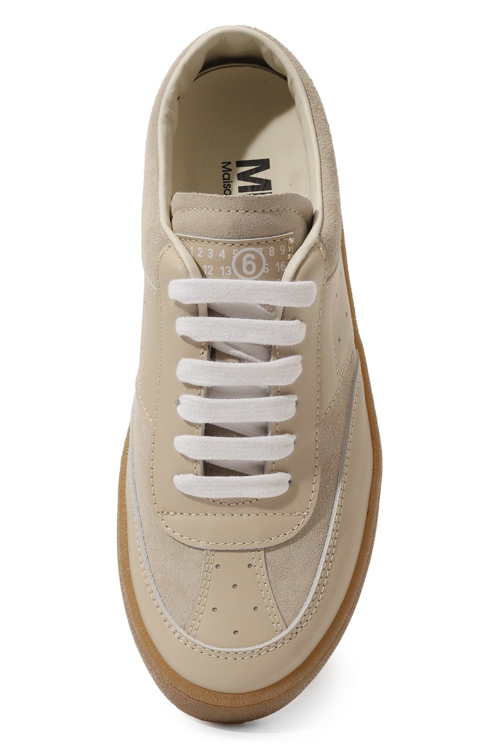 Кожаные кеды MM6, арт. 79719 VAR1/36-41, фото 4