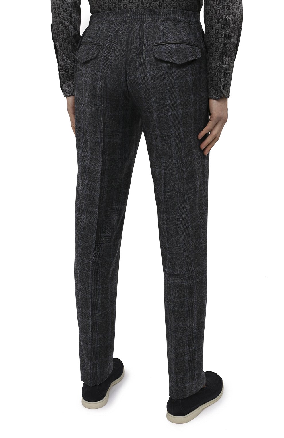 Шерстяные брюки ZILLI, арт. M0U-40-38P-D6506/0001, фото 4