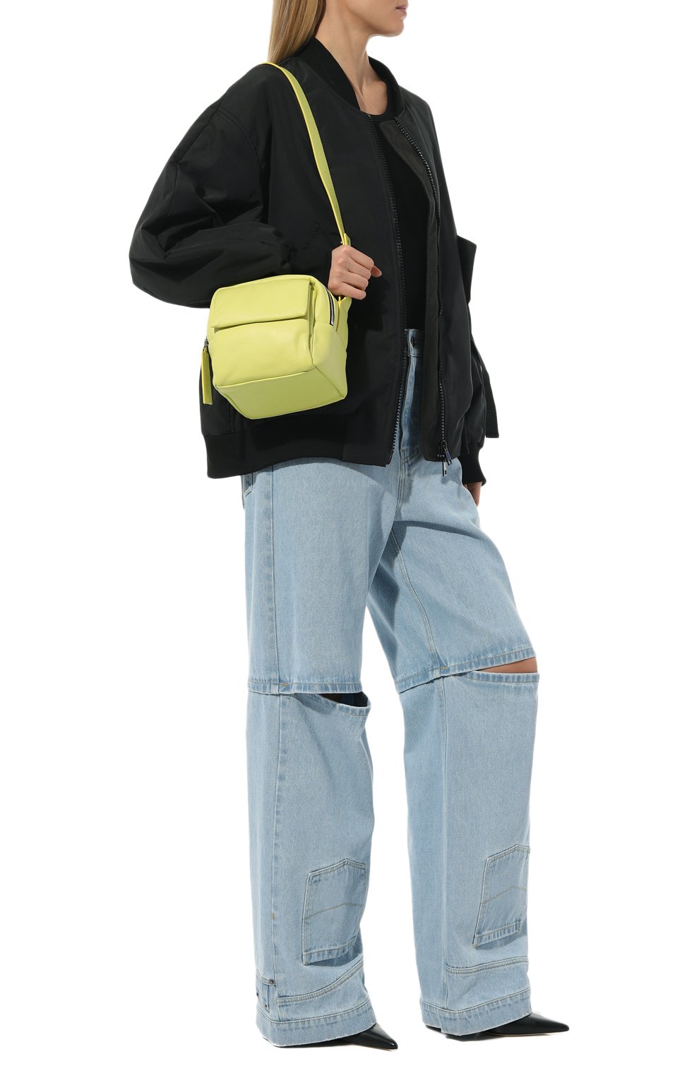 Сумка VIC MATIE салатового цвета по цене 36650 руб., арт. 1A0114TC999C070200, фото 7 Сумка VIC MATIE, арт. 1A0114TC999C070200, фото 7