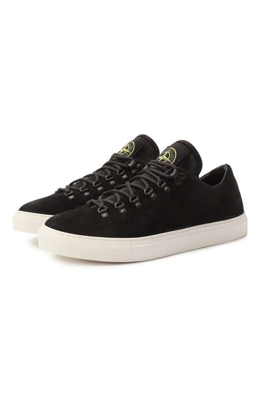 Замшевые кеды Stone Island K1SFWS10020-S0172 Чёрный K1SFWS10020-S0172