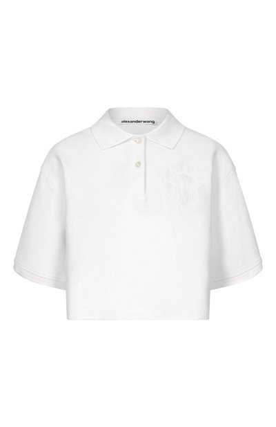 Женское хлопковое поло ALEXANDER WANG, арт. 1CC2261230