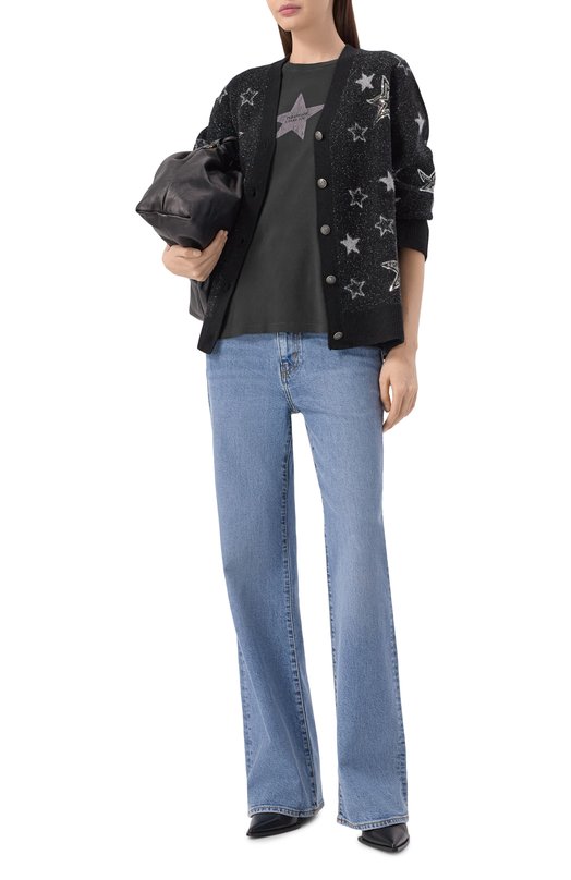 Хлопковая футболка The Kooples FTSC31019K Серый  FTSC31019K Фото 2