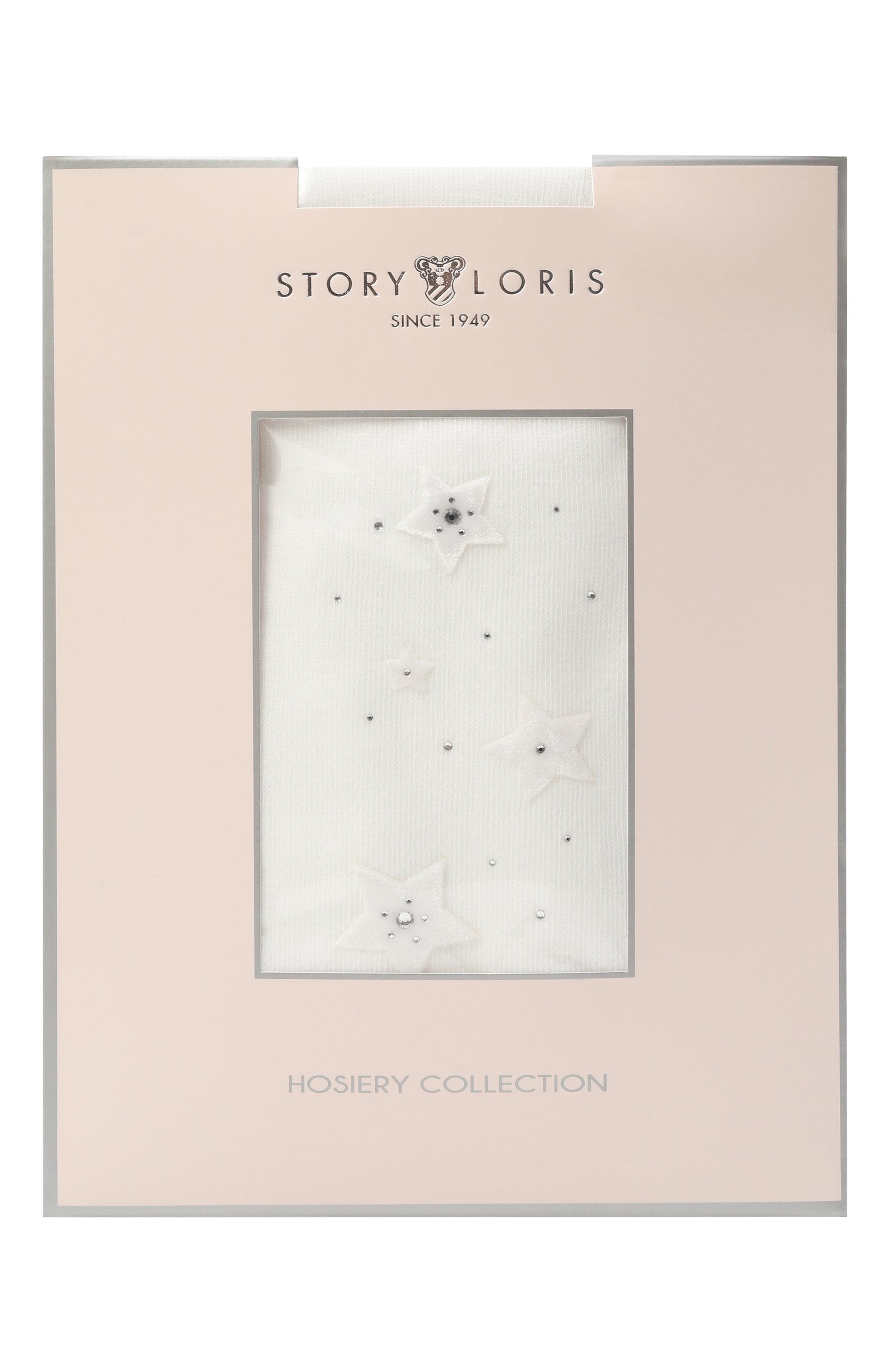 Хлопковые колготки STORY LORIS белого цвета по цене 7875 руб., арт. 30093/7A-12A, фото 1 Хлопковые колготки STORY LORIS, арт. 30093/7A-12A, фото 1