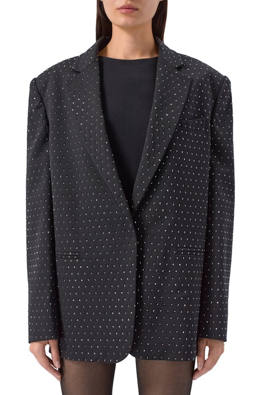 Жакет с отделкой стразами The Andamane TM183014A/TNW050 Чёрный  TM183014A/TNW050 Фото 3