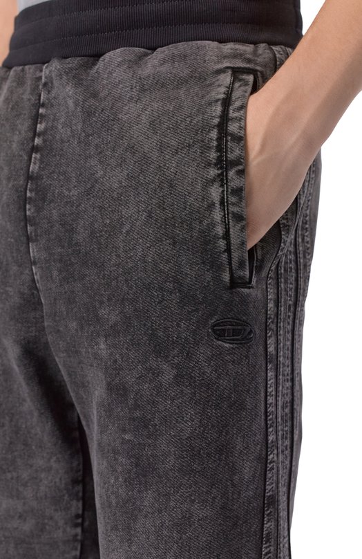 Хлопковые брюки Diesel A19939/0DCCJ Серый  A19939/0DCCJ Фото 5