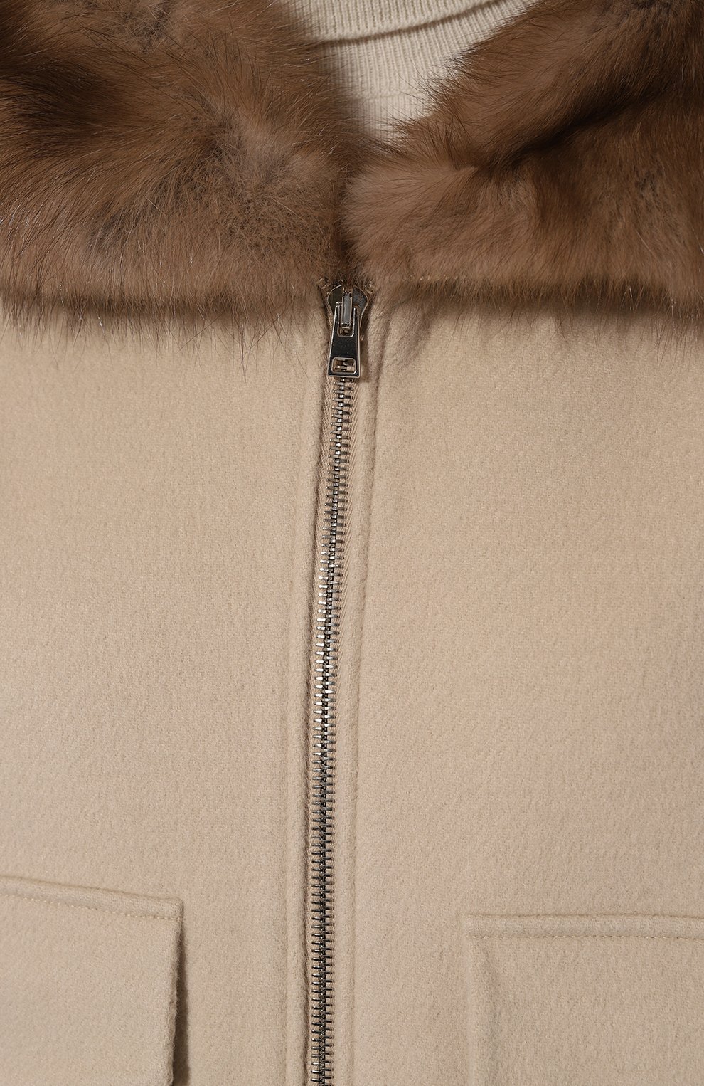 Куртка из шерсти и кашемира YVES SALOMON, арт. 24WYV05660CAZI, фото 5