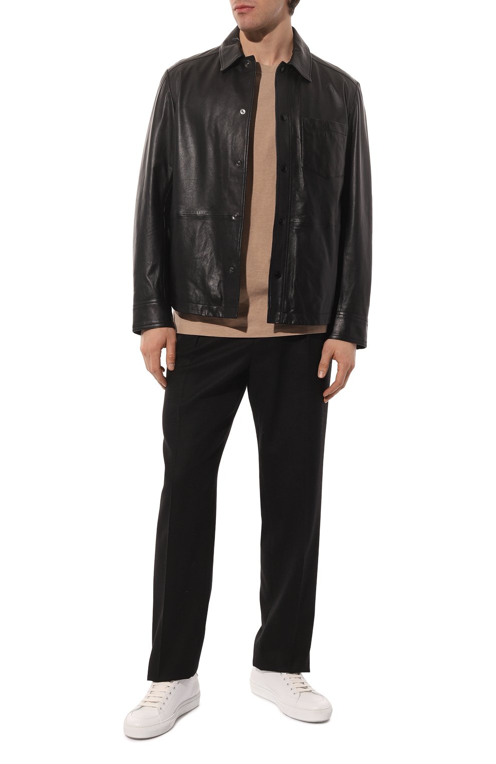 Кожаная куртка-рубашка BOSS, арт. 50482203, фото 2
