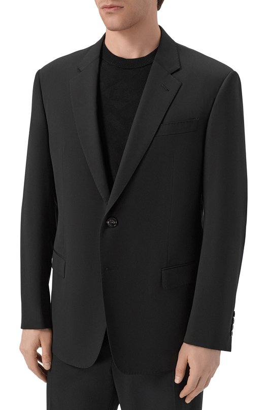 Шерстяной пиджак Giorgio Armani GM000007/TE10047_1 Чёрный  GM000007/TE10047_1 Фото 3