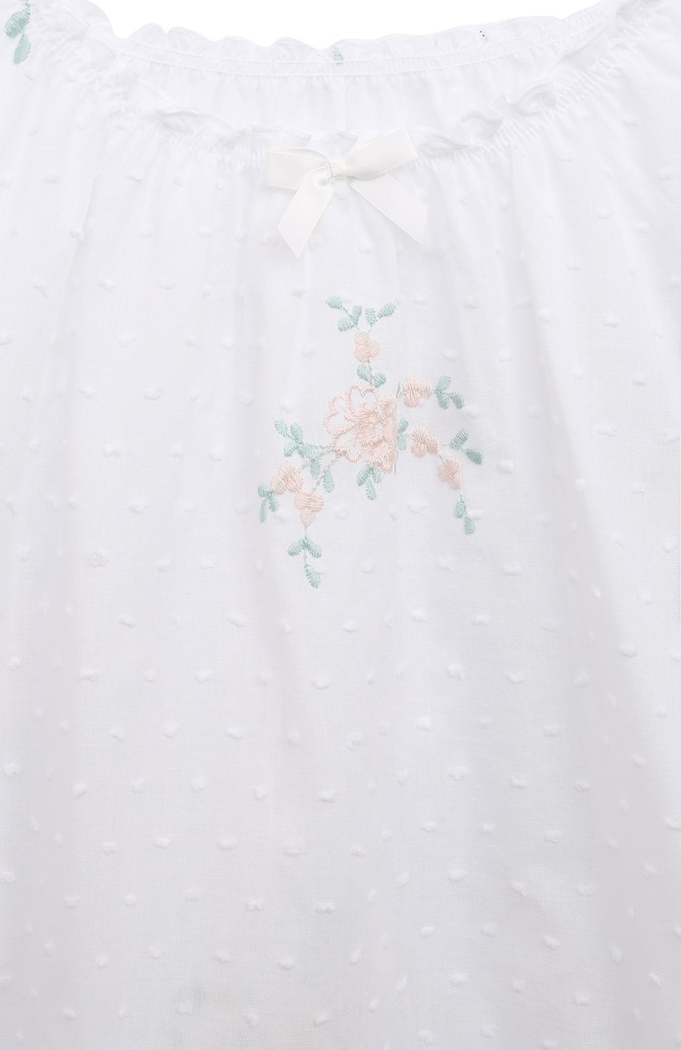 Хлопковая сорочка AMIKI CHILDREN, арт. VANESSA/WHITE FL0WERS, фото 3