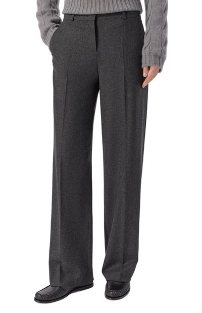 Кашемировые брюки LORO PIANA темно-серого цвета по цене 250500 руб., арт. FAI3906, фото 3 Кашемировые брюки LORO PIANA, арт. FAI3906, фото 3