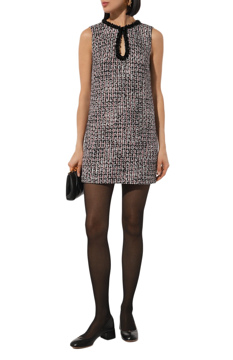 Твидовое платье SELF-PORTRAIT, арт. PF24-173S-B, фото 2
