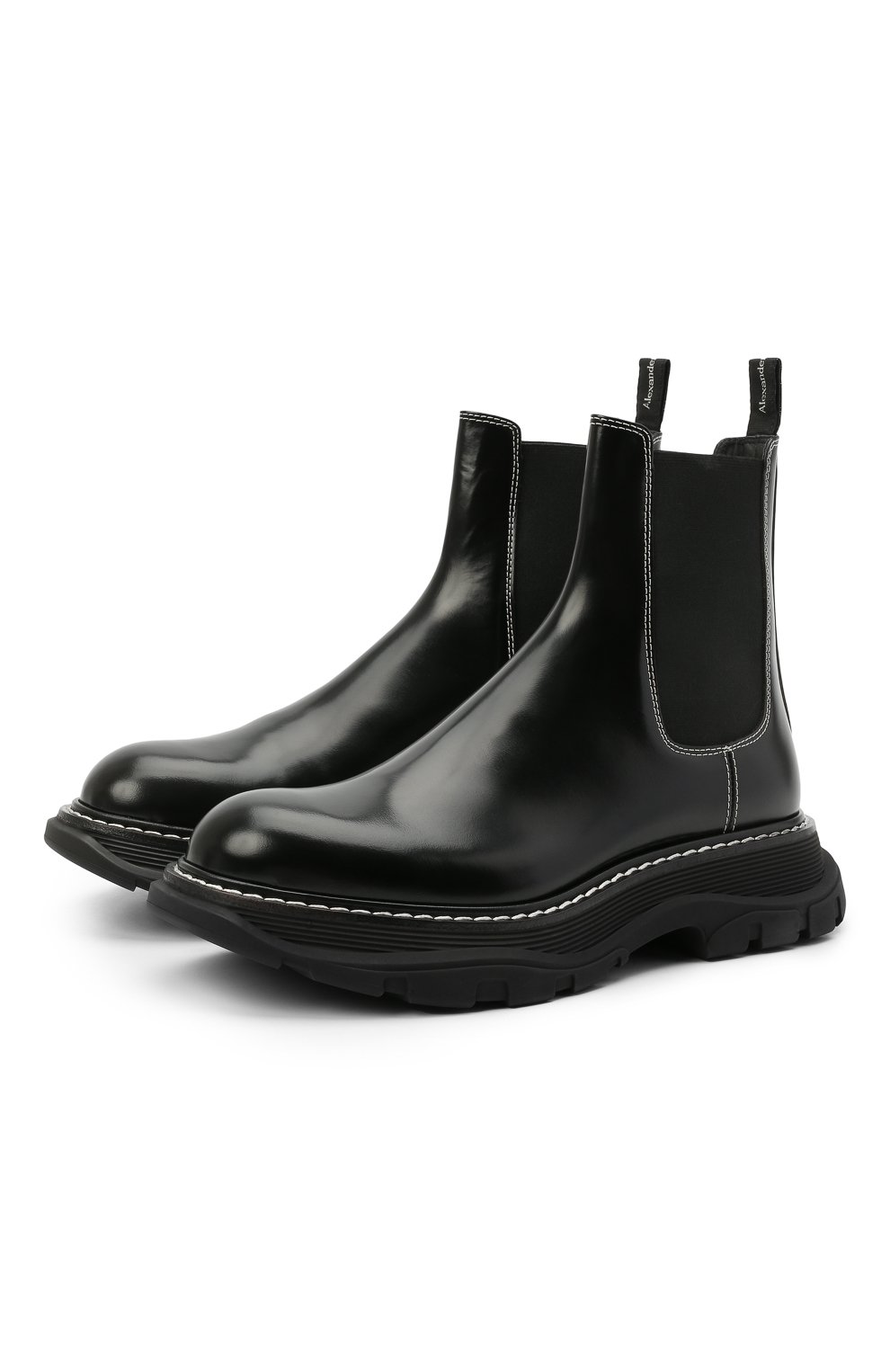 Кожаные челси ALEXANDER MCQUEEN, арт. 625229/WHZ8D, фото 1